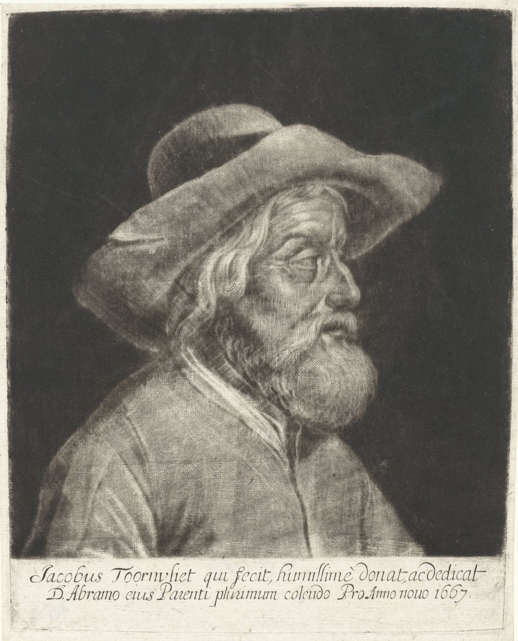 Retrato de Abram Toorenvliet de Jacob Toorenvliet