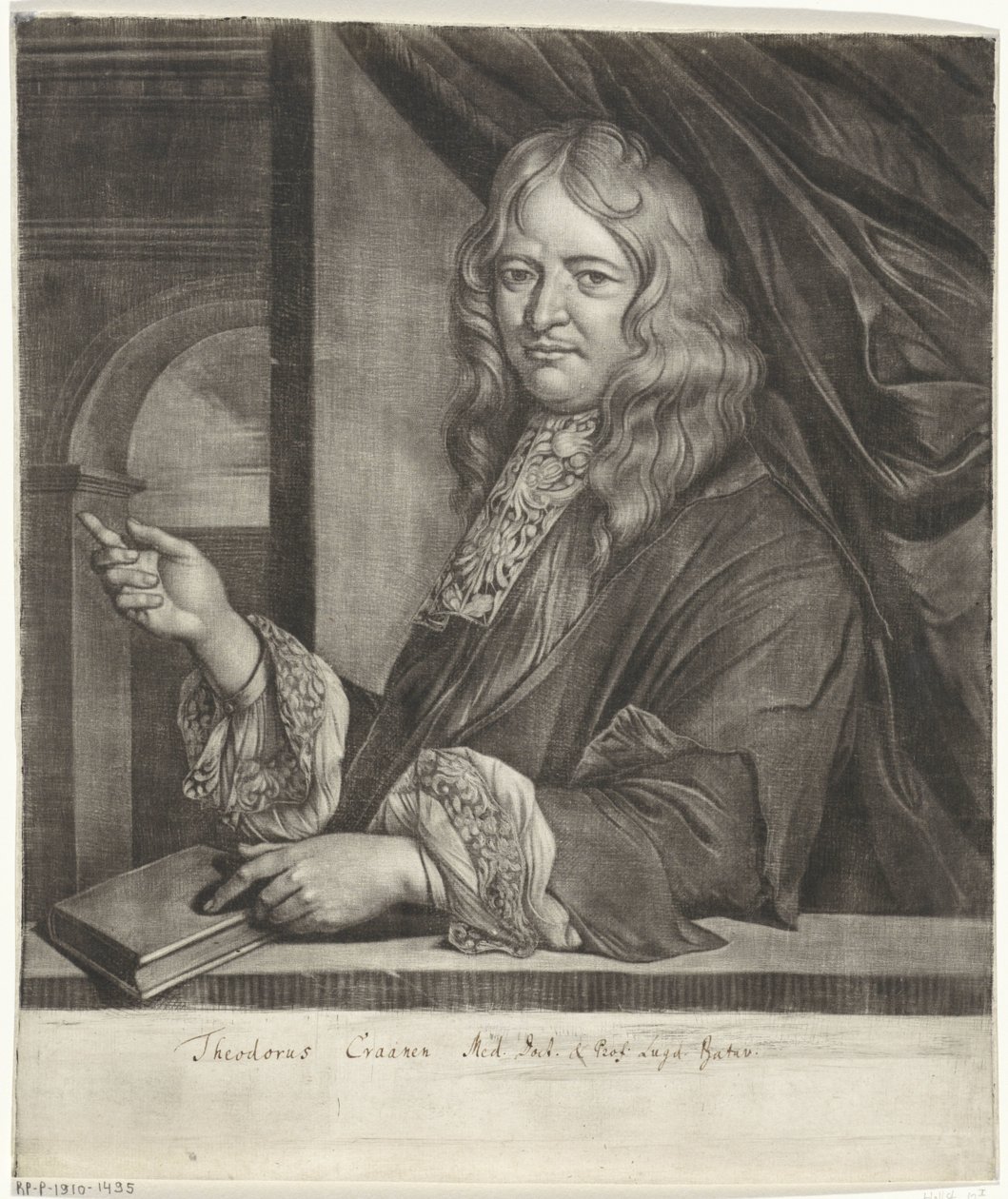 Retrato de Theodorus Craanen de Jacob Toorenvliet