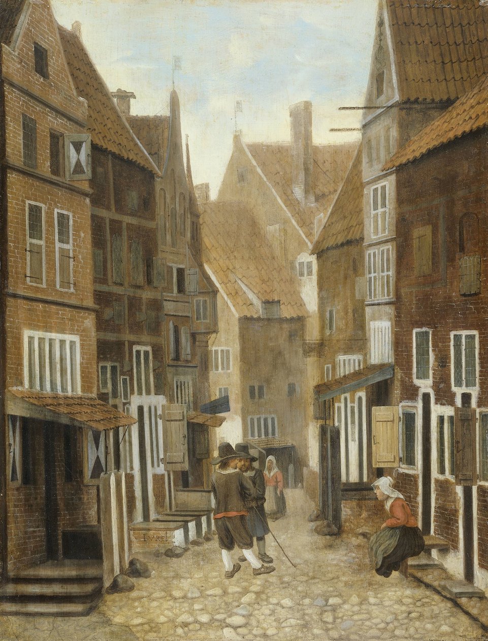 Vista de uma cidade de Jacob Vrel