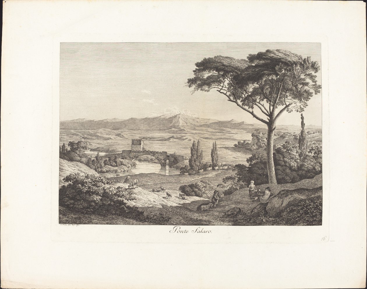 A ponte de Salaro de Jacob Wilhelm Mechau