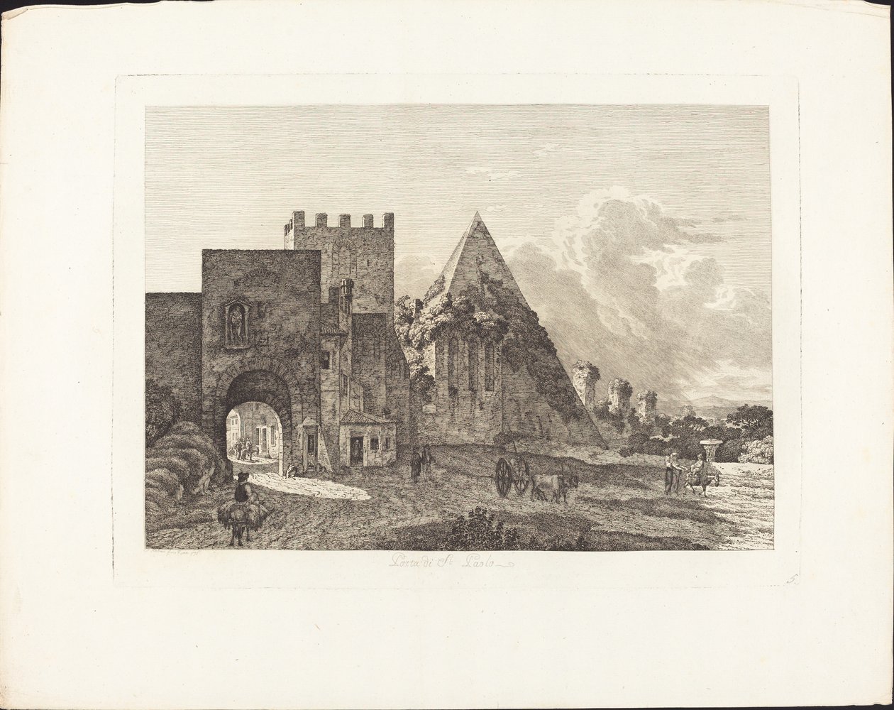 Portão de São Paulo de Jacob Wilhelm Mechau