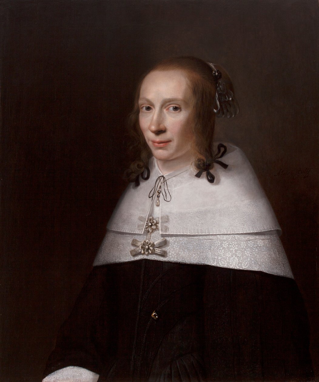 Retrato de uma jovem mulher, 1654 de Jacob Willemsz Delff