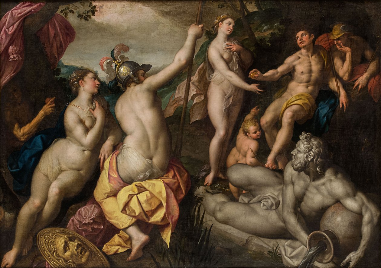 O Julgamento de Paris de Jacob de Backer