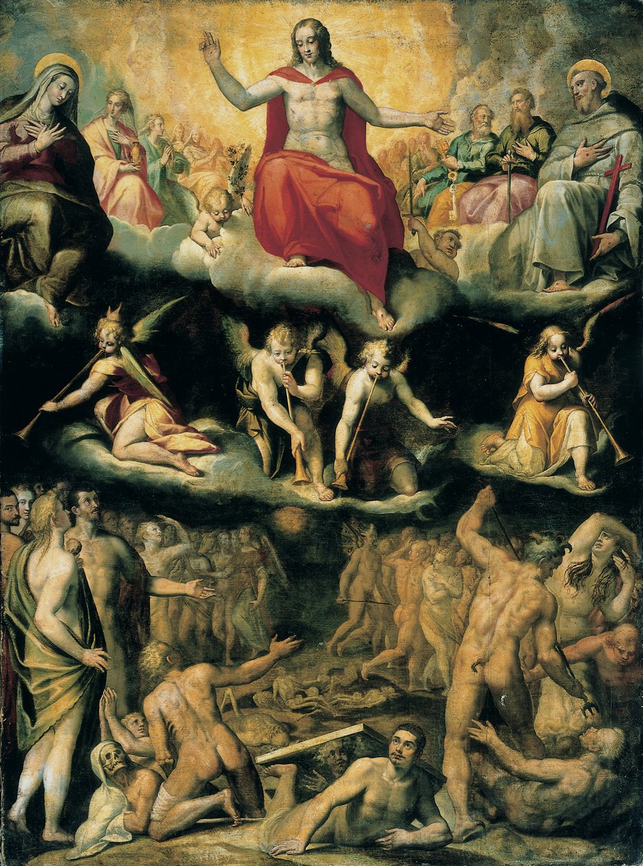 O Último Julgamento (óleo sobre tela) de Jacob de Backer
