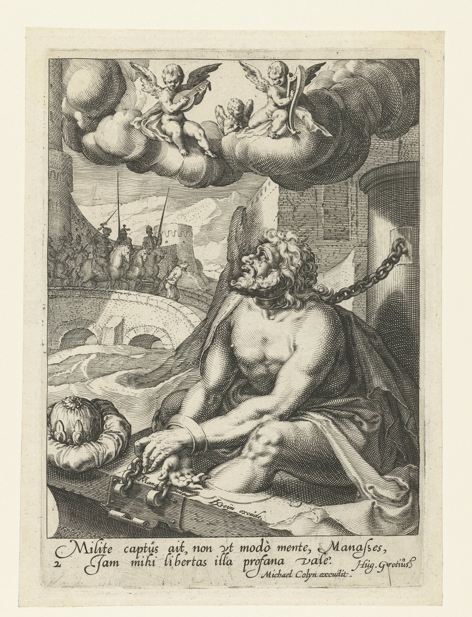 Manasseh como um pecador arrependido
Oito pecadores arrependidos do Antigo e do Novo Testamento (título da série) de Jacob de Gheyn (II) (workshop of)