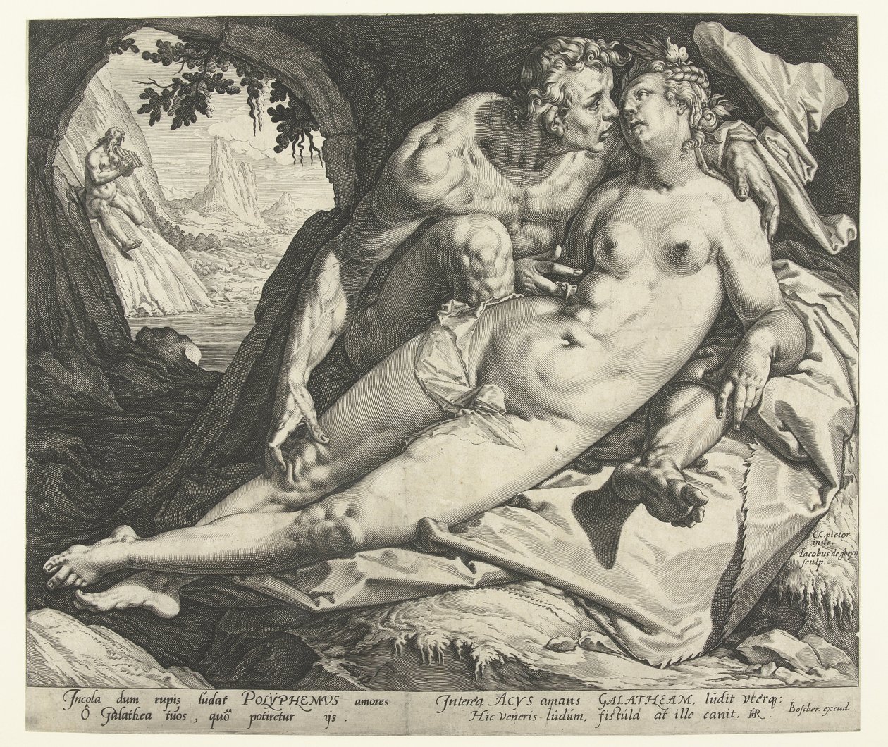 Acis e Galatea de Jacob de Gheyn (II)