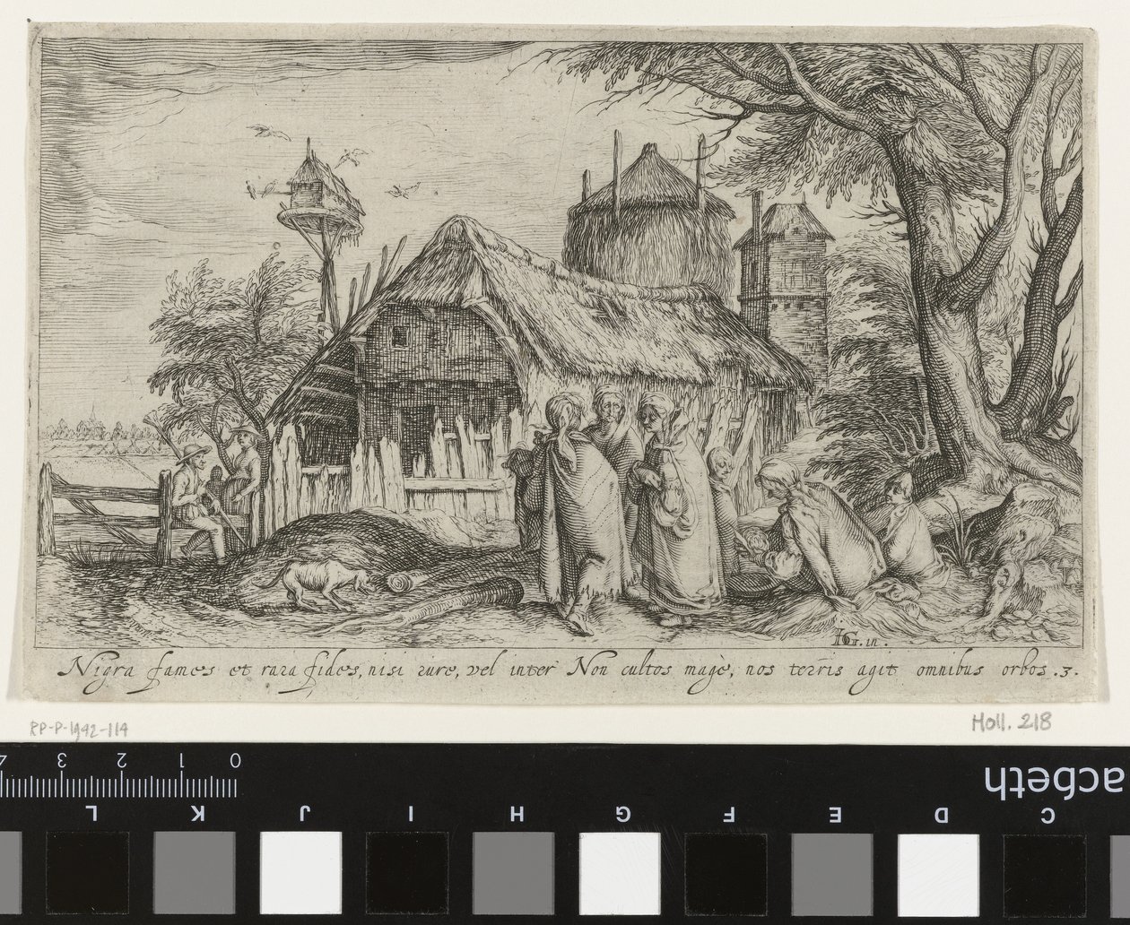Paisagem com Roma na fazenda Paisagens (título da série) de Jacob de Gheyn (II)