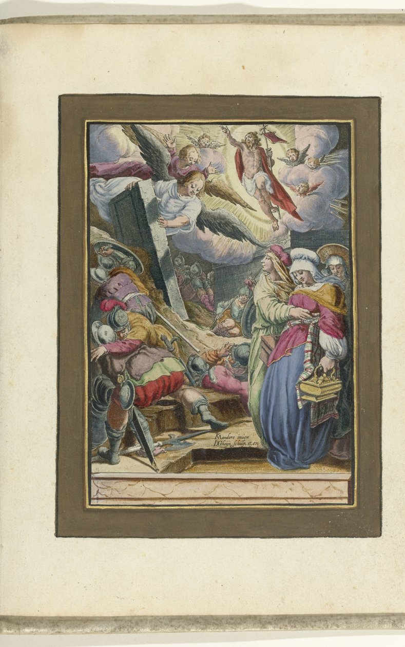 Ressurreição
Paixão de Cristo (título da série) de Jacob de Gheyn (II)