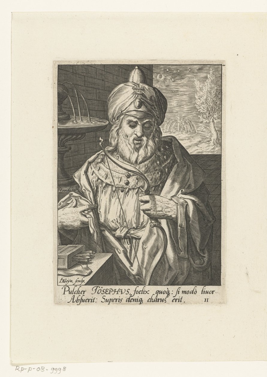 Ancestral José Os ancestrais de Israel (título da série) Os Doze Filhos de Jacó (título da série) de Jacob de Gheyn (II)