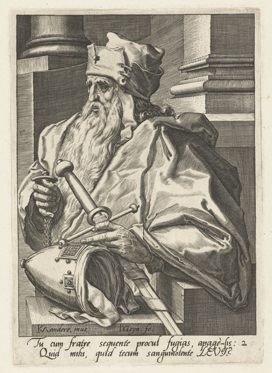 Progenitor Levi
Os progenitores de Israel (título da série)
Os doze filhos de Jacob (título da série) de Jacob de Gheyn (II)
