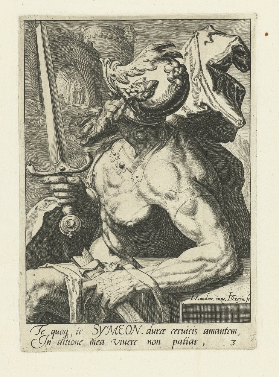 Progenitor Simeon
Os progenitores de Israel (título da série)
Os doze filhos de Jacob (título da série) de Jacob de Gheyn (II)