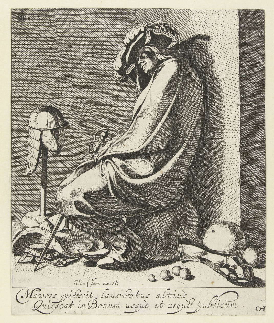 Março adormecido de Jacob de Gheyn (III)