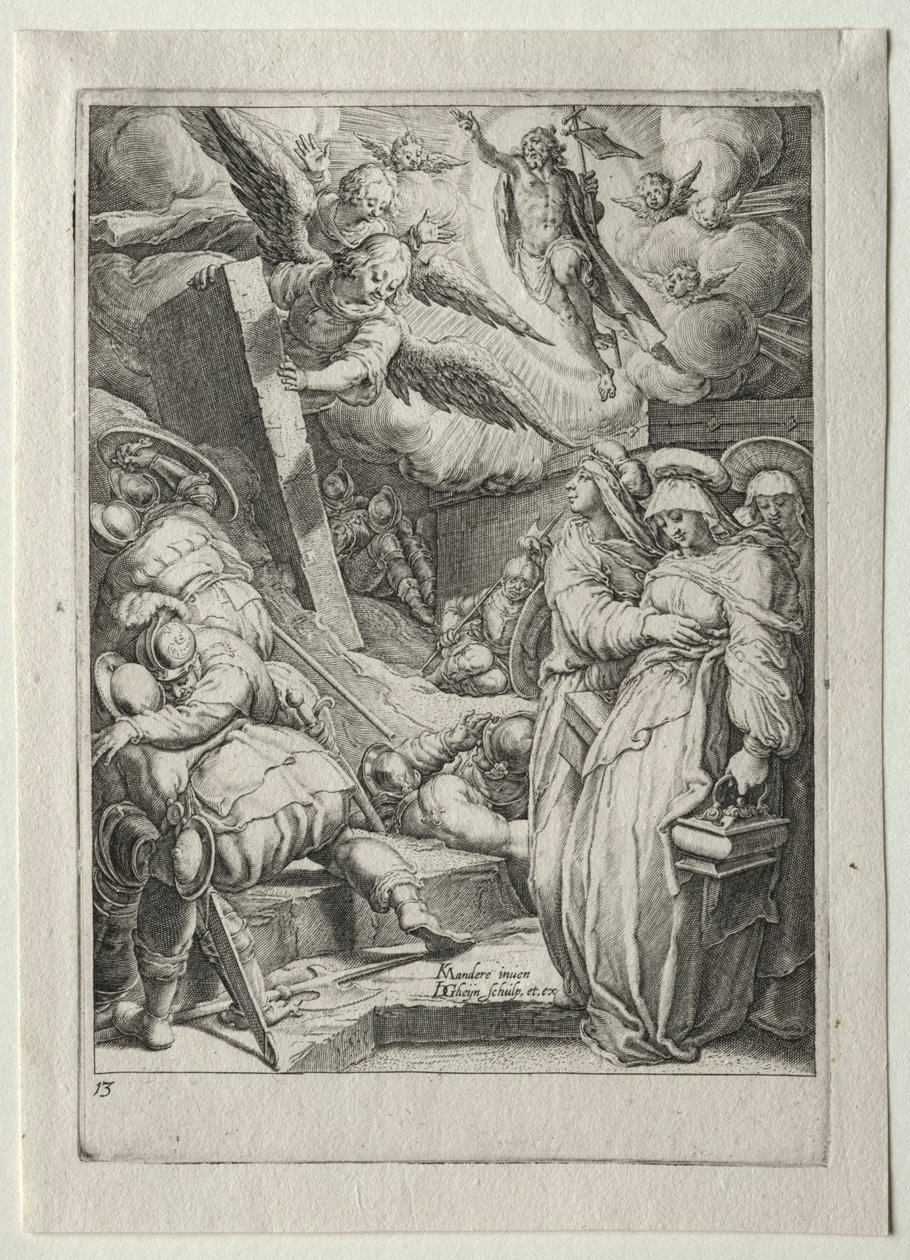 Conjunto da Paixão:  A Ressurreição de Jacob de Gheyn II