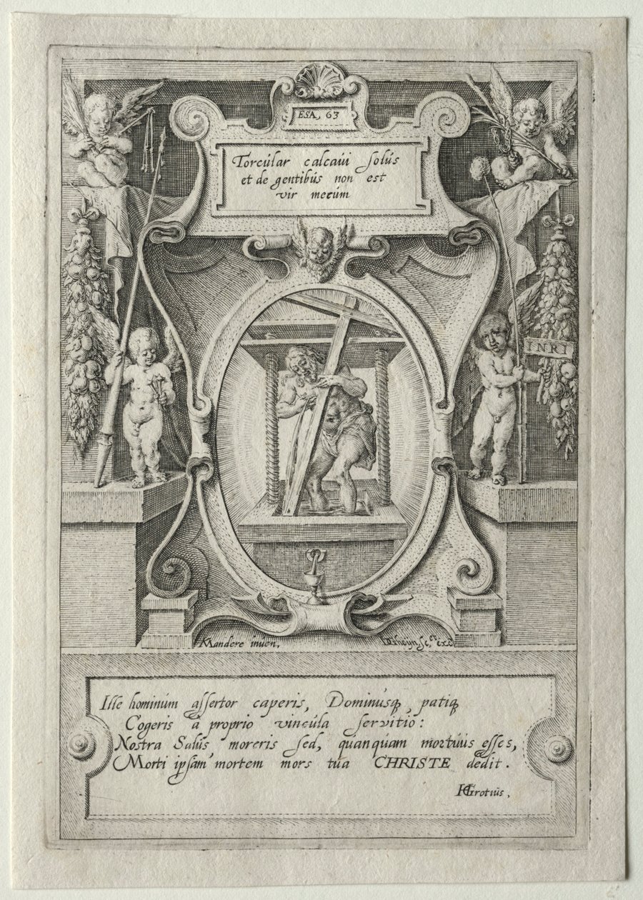 Conjunto Paixão:  Página de título de Jacob de Gheyn II