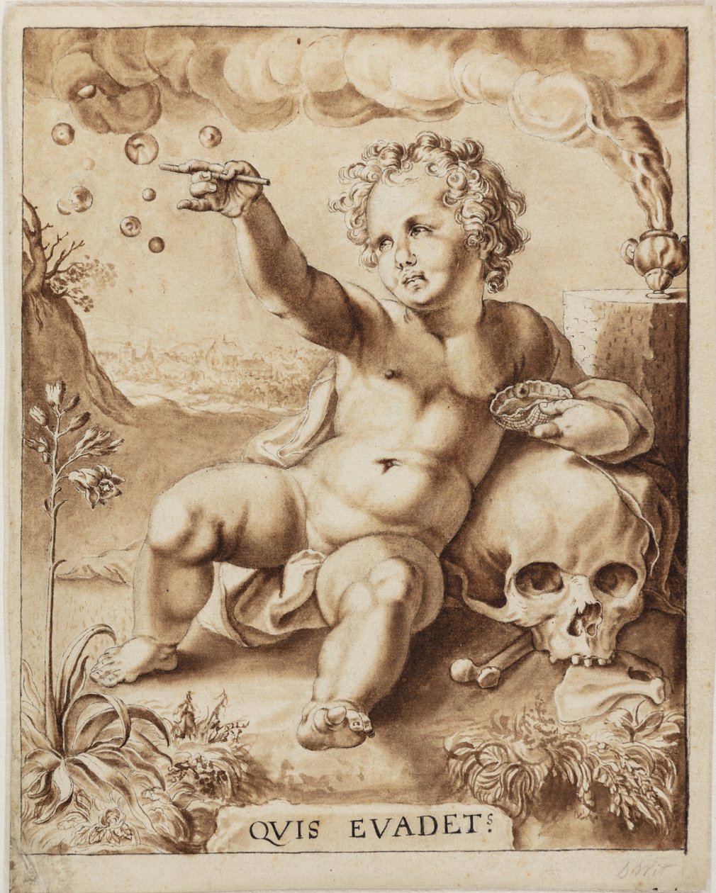 Alegoria da impermanência. Homo Bulla de Jacob de Wit