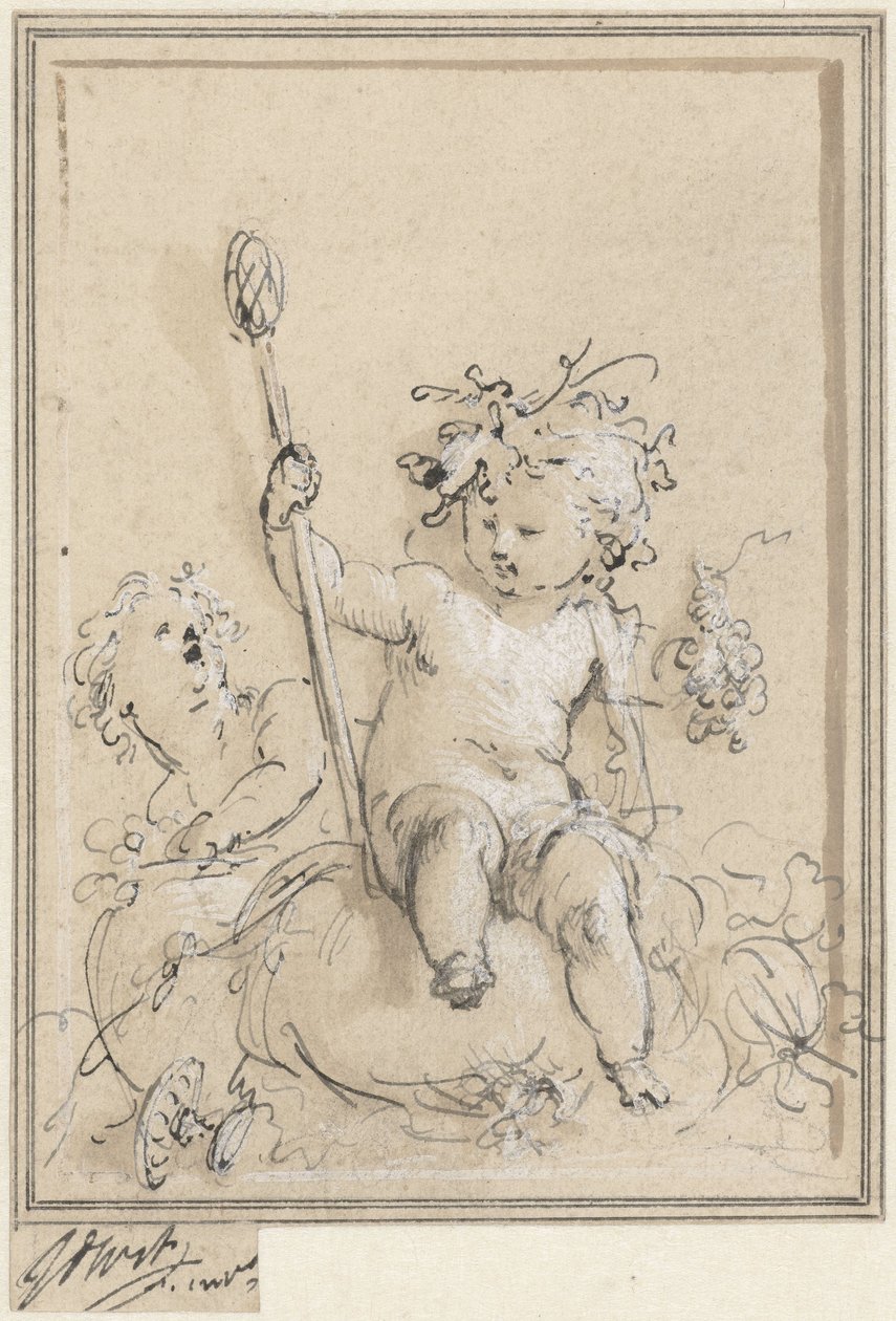 Alegoria da viticultura de Jacob de Wit