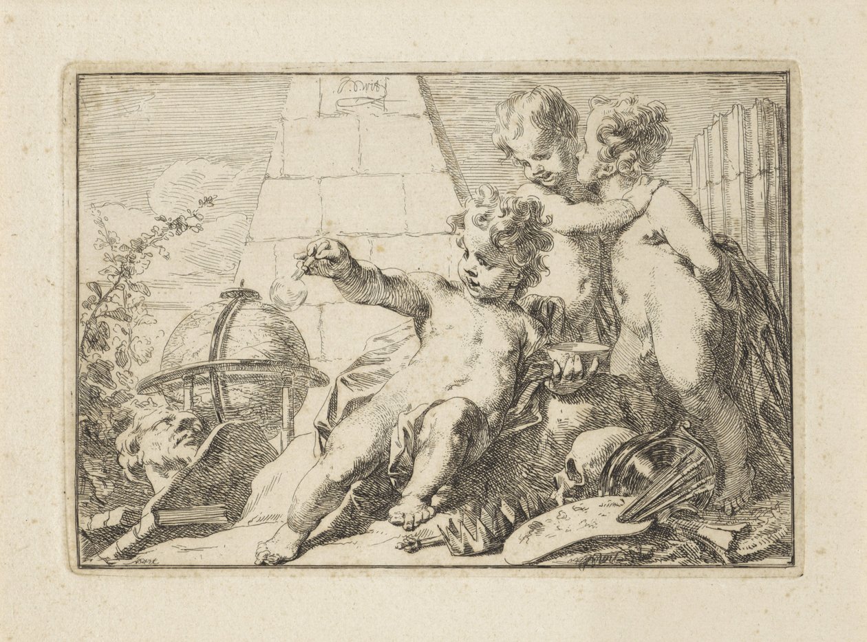 Alegoria da transitoriedade de Jacob de Wit