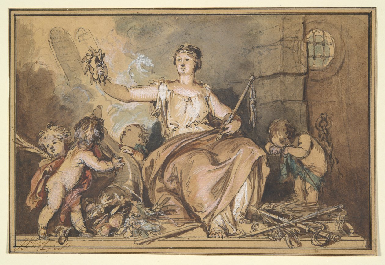 Alegoria da Guerra e da Paz de Jacob de Wit