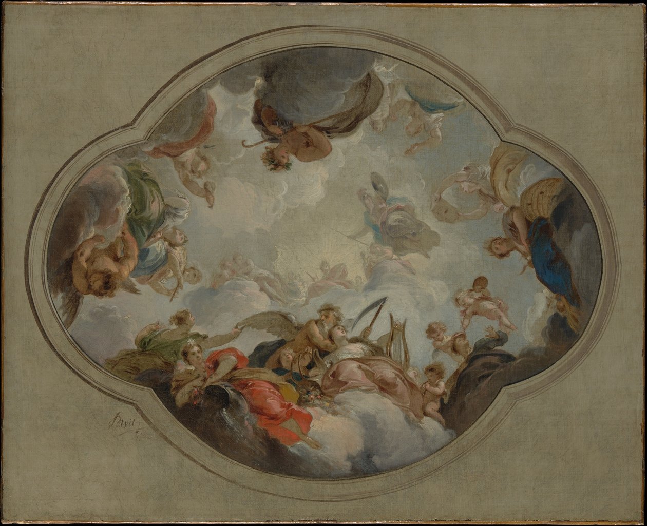 Alegoria das artes de Jacob de Wit