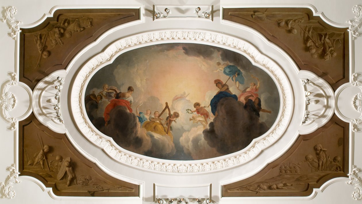 Apolo rodeado pelas Nove Musas de Jacob de Wit