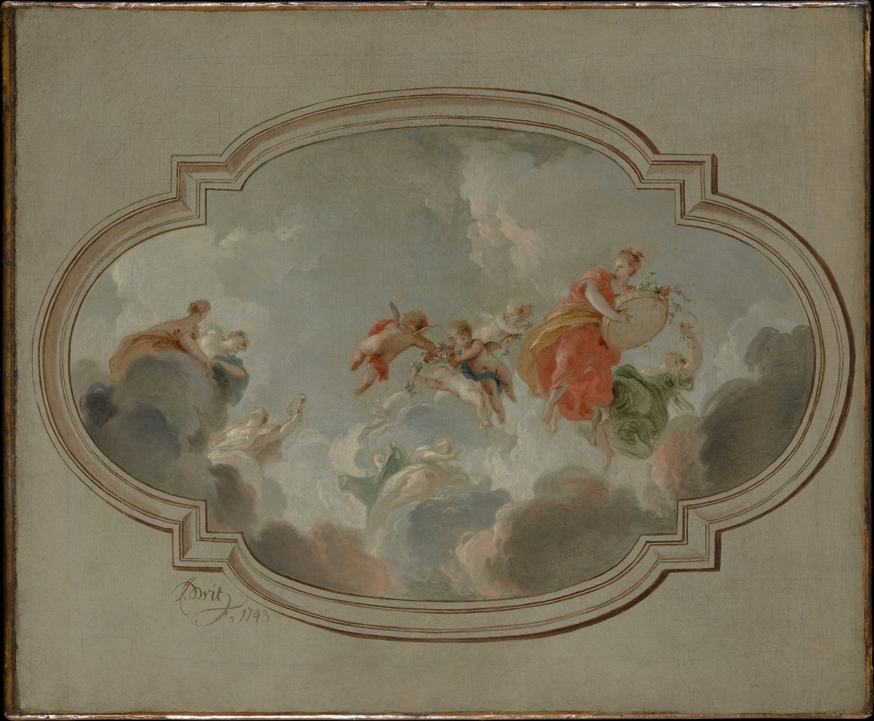 Flora e Zéfiro de Jacob de Wit