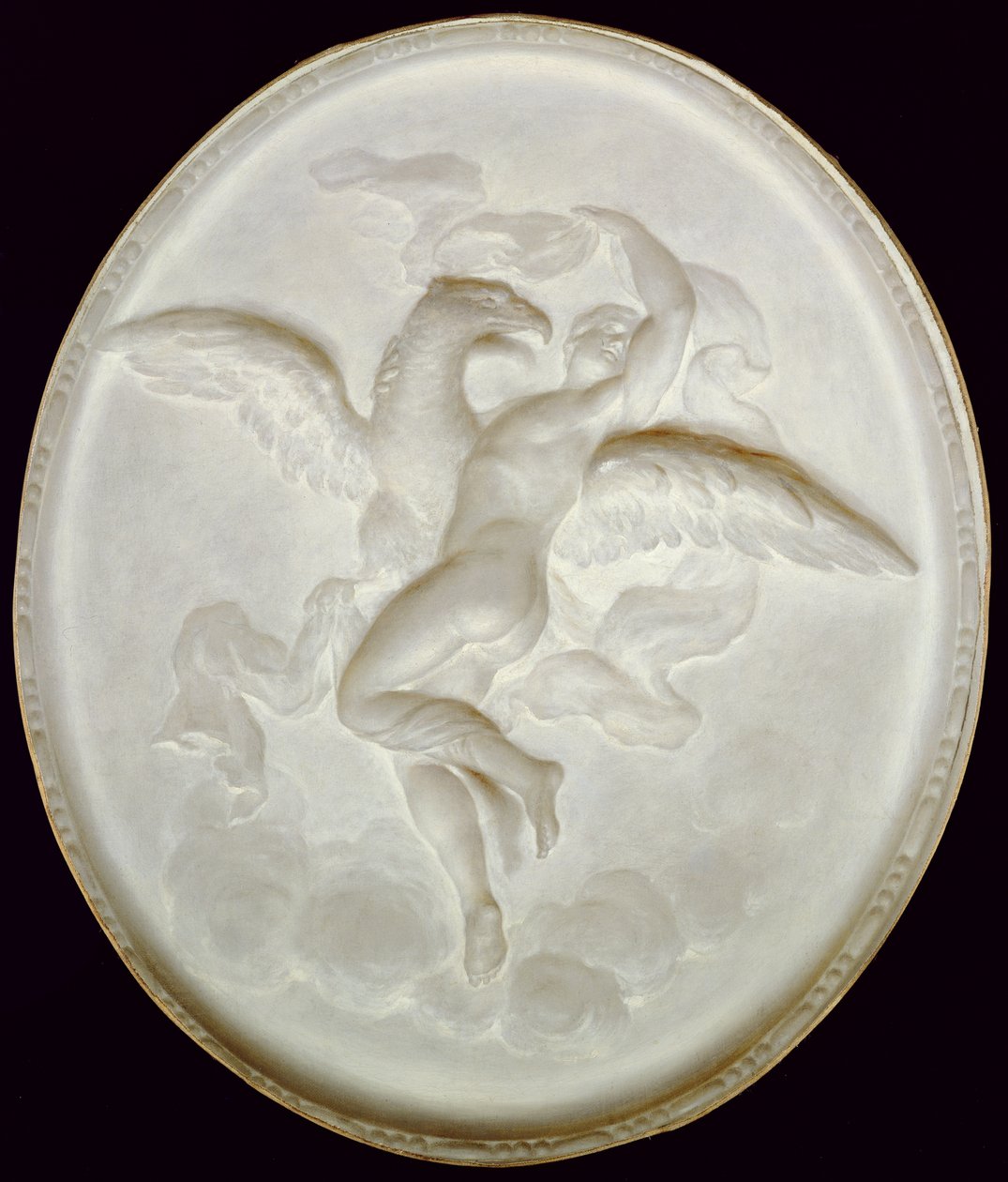 Júpiter e Ganimedes (óleo sobre tela) de Jacob de Wit