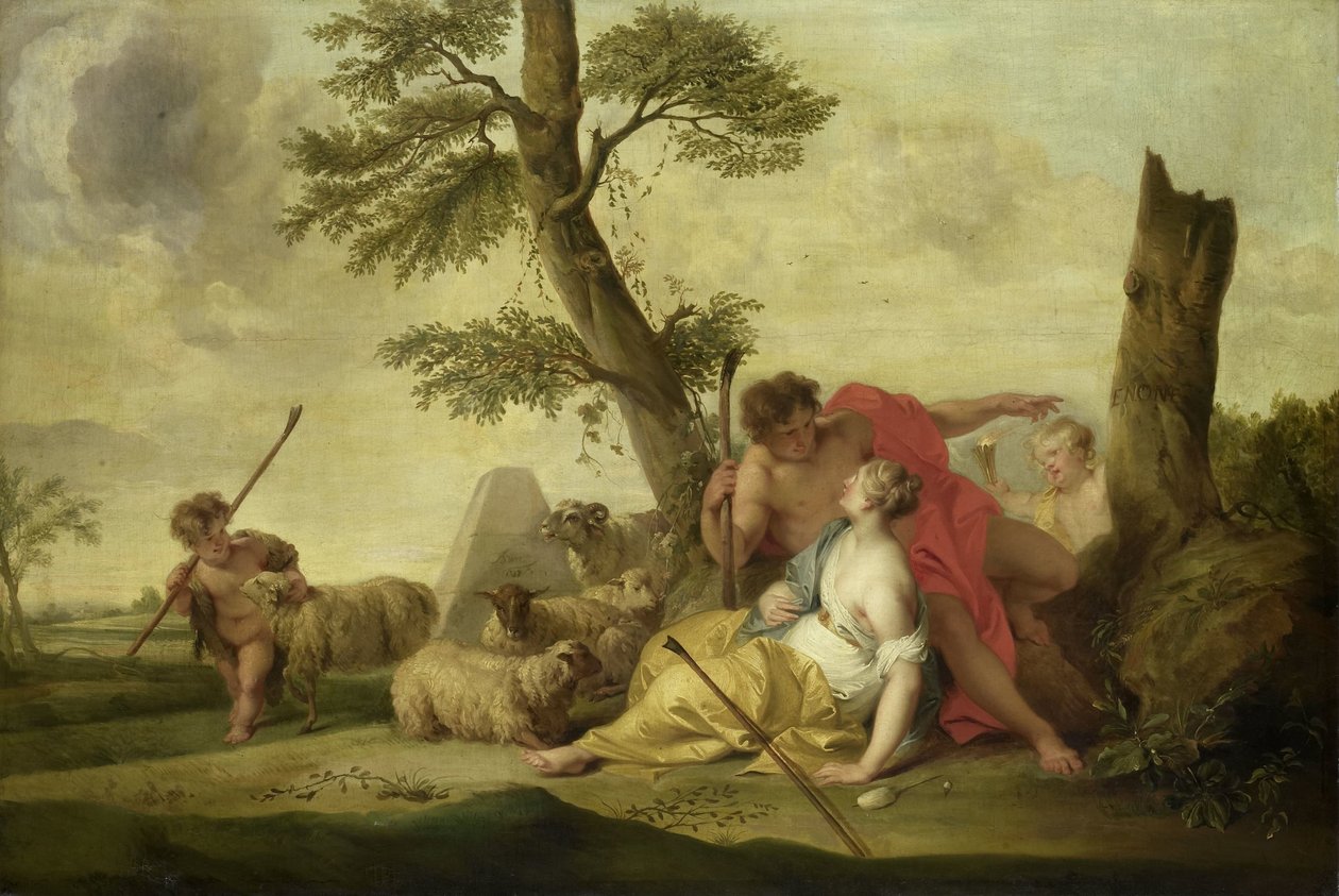 Paris e Oenone de Jacob de Wit