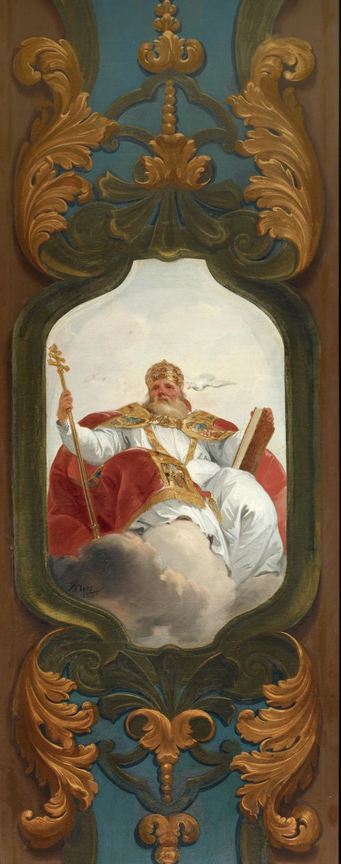 Papa Gregório, o Grande, Padre da Igreja de Jacob de Wit