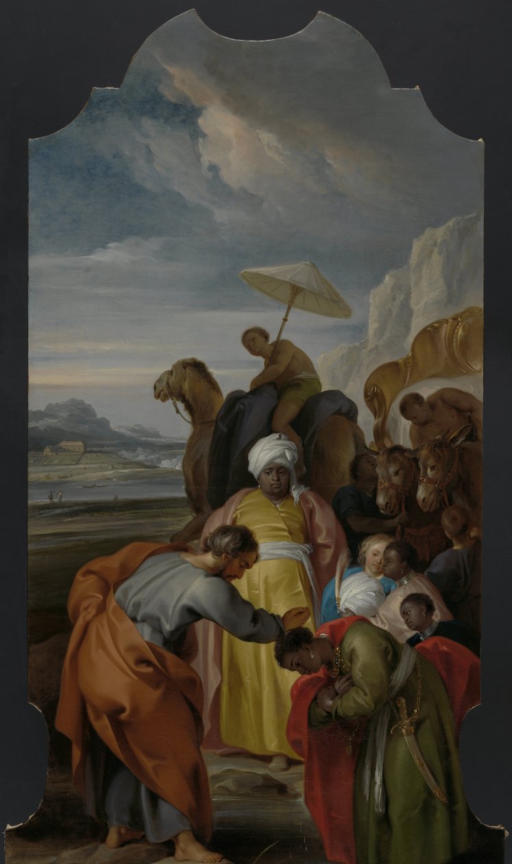 São Filipe Baptiza o Eunuco de Jacob de Wit
