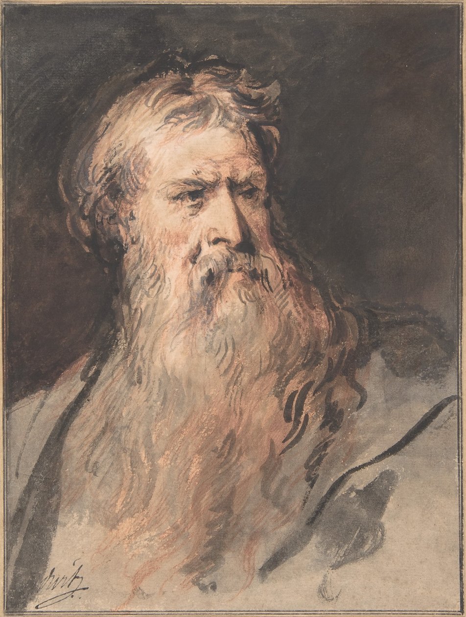 Estudo para a figura de Moisés de Jacob de Wit