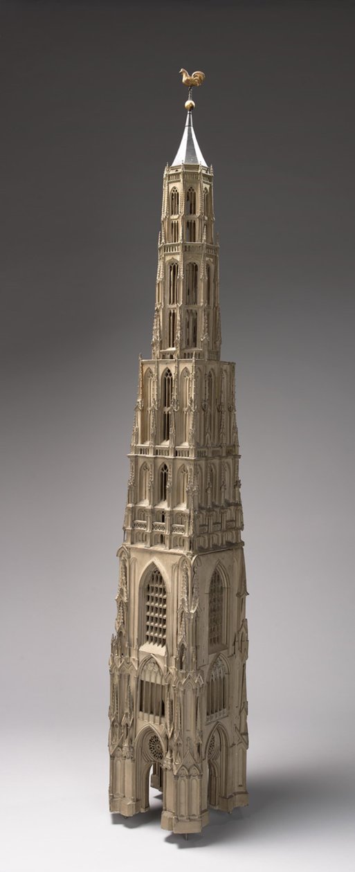 Maqueta da torre inacabada da Nieuwe Kerk de Jacob van Campen