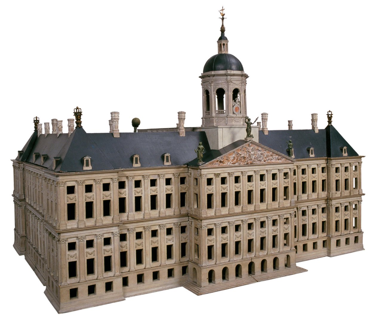 Maqueta da nova câmara municipal na Dam de Jacob van Campen