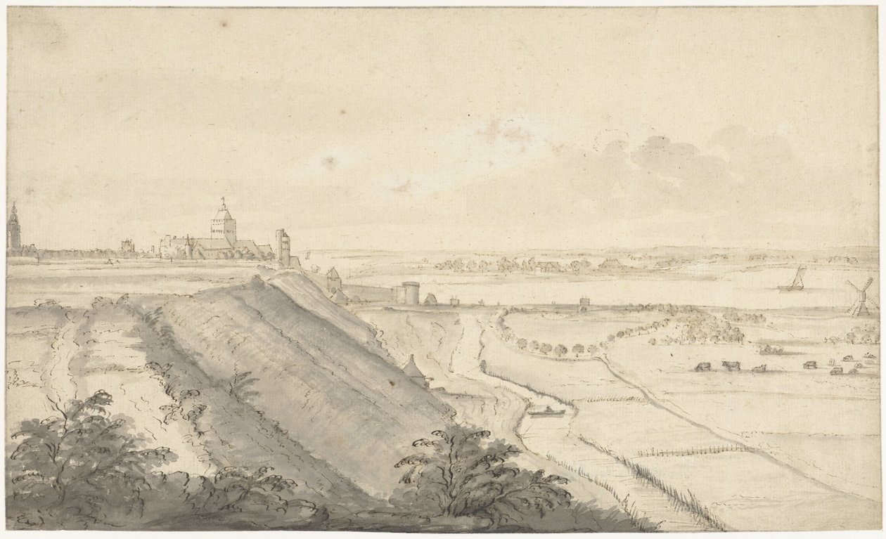Vista de Nijmegen de Jacob van Eynden (I)