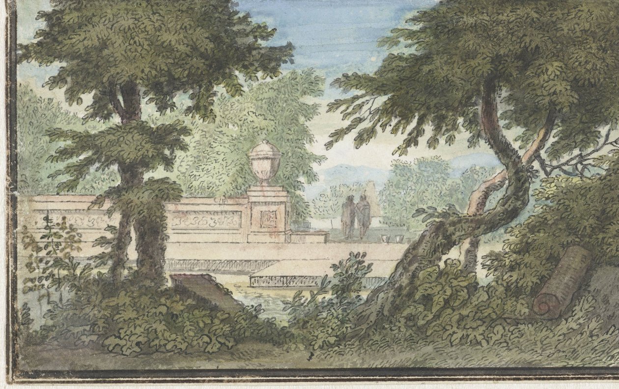paisagem da Arcádia de Jacob van Liender