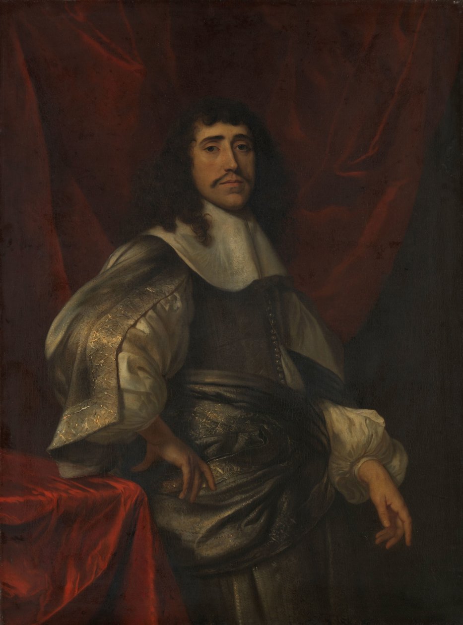 Retrato de um Homem, pensado para ser Christoffel van Gangelt, Segundo Marido de Lucretia Boudaen de Jacob van Loo (attributed to)