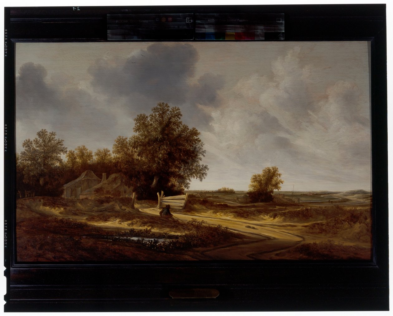 Na berma da estrada de Jacob van Mosscher