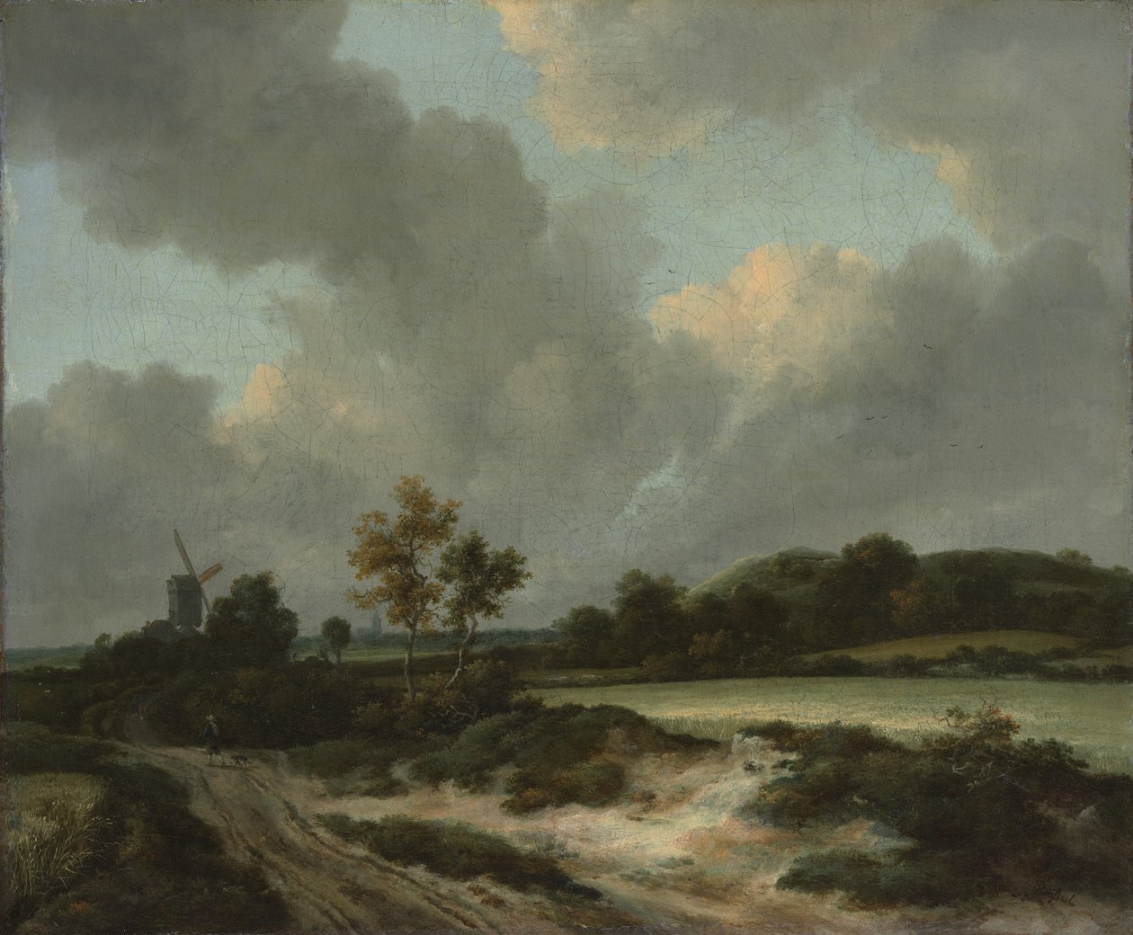 Grainfields, meados ou finais da década de 1660. de Jacob van Ruisdael