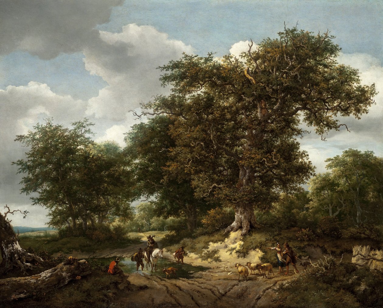 O grande carvalho de Jacob van Ruisdael