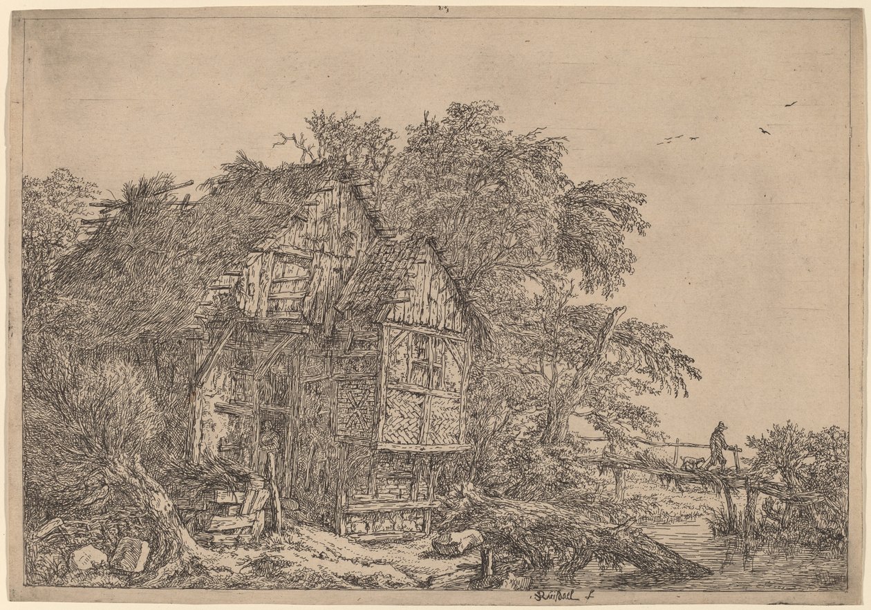 A Pequena Ponte de Jacob van Ruisdael