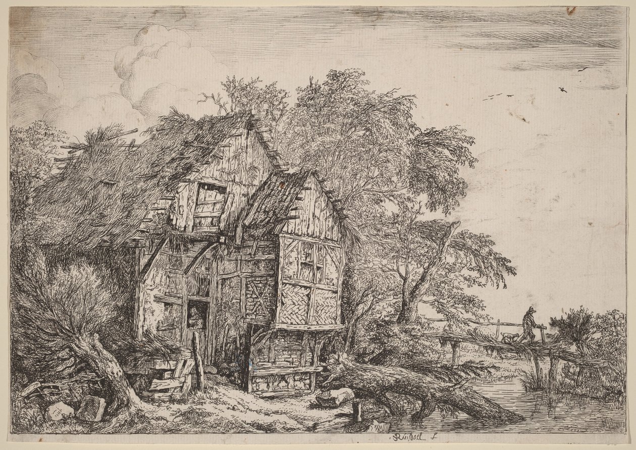 A pequena ponte de Jacob van Ruisdael
