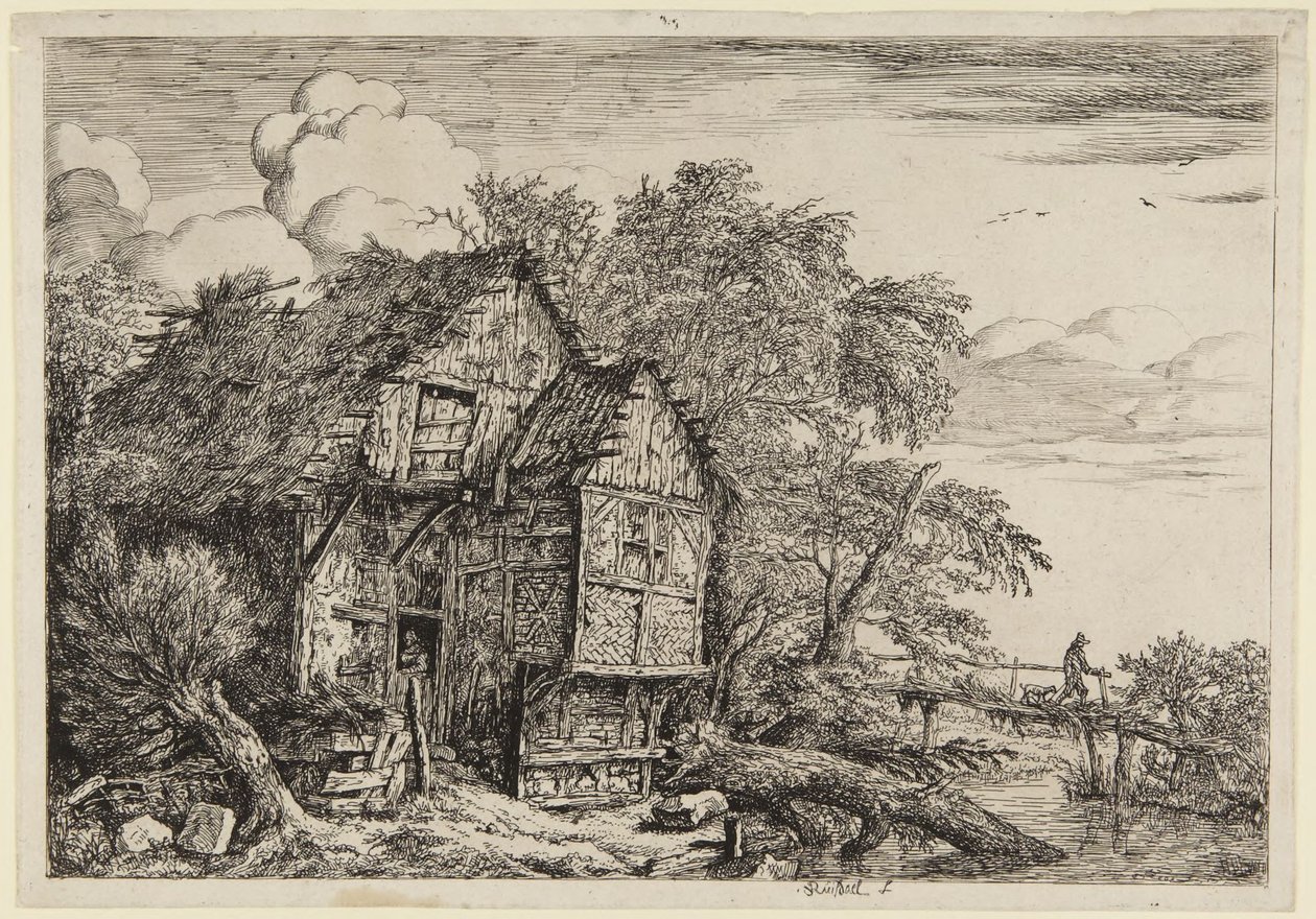 A pequena ponte de Jacob van Ruisdael
