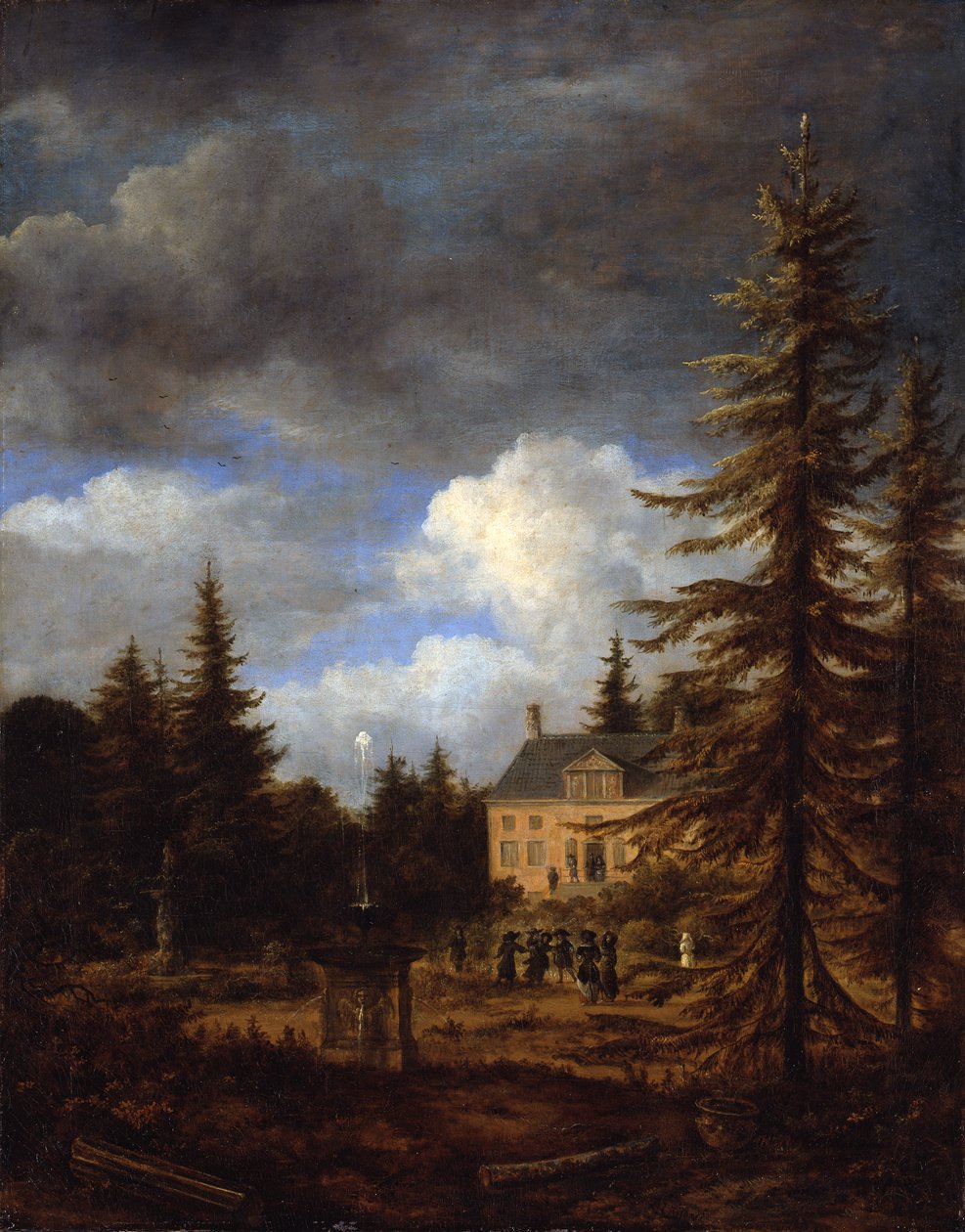 A casa de campo de Jacob van Ruisdael