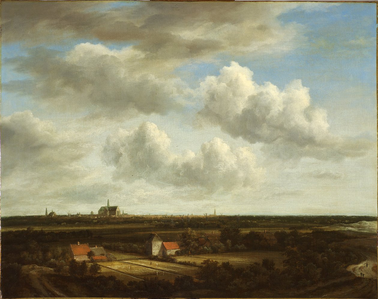 Vista dos campos de branqueamento perto de Haarlem de Jacob van Ruisdael