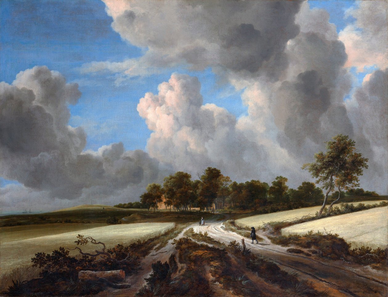 campos de trigo de Jacob van Ruisdael