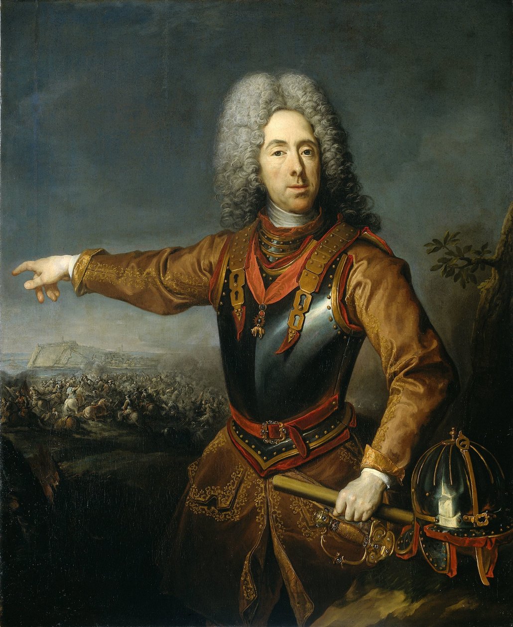 Retrato de Eugene, Príncipe de Sabóia de Jacob van Schuppen