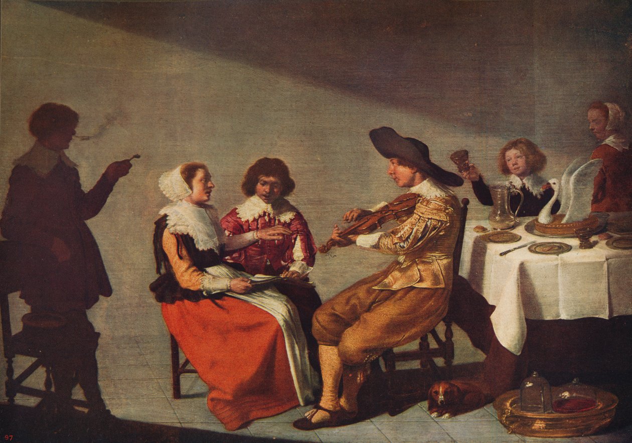 Festa Musical, 1631, c1915 de Jacob van Velsen
