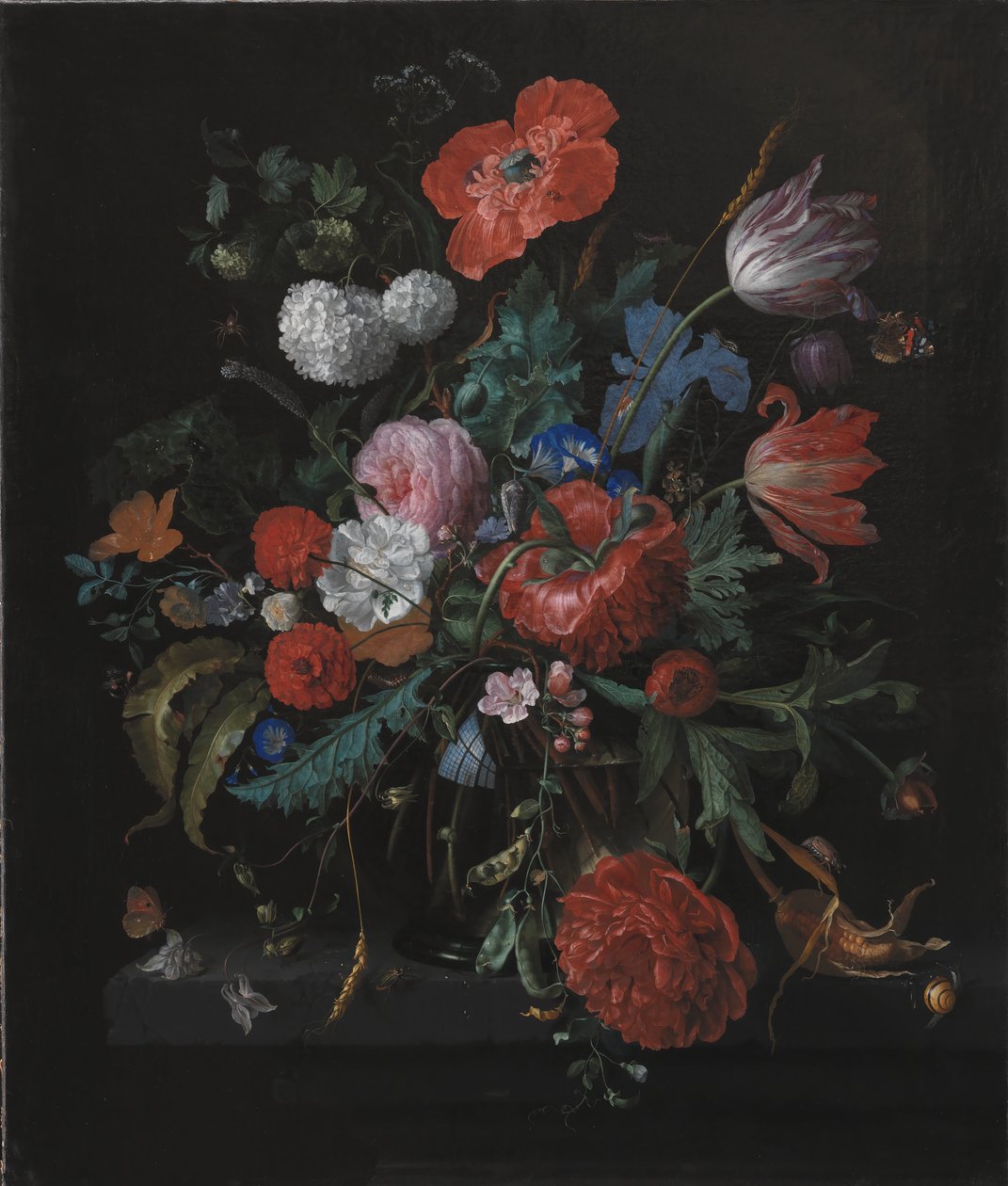 Um buquê de flores de Jacob van Walscapelle