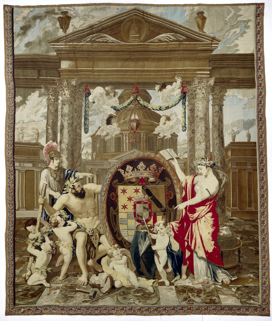 Brasão do Conde de Monterey de Jacob van der Borcht (I)