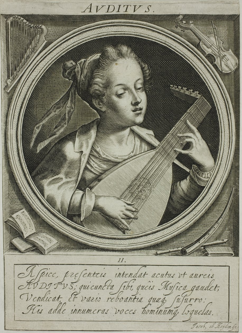 Som, prato dois de Os Cinco Sentidos de Jacob van der Heyden