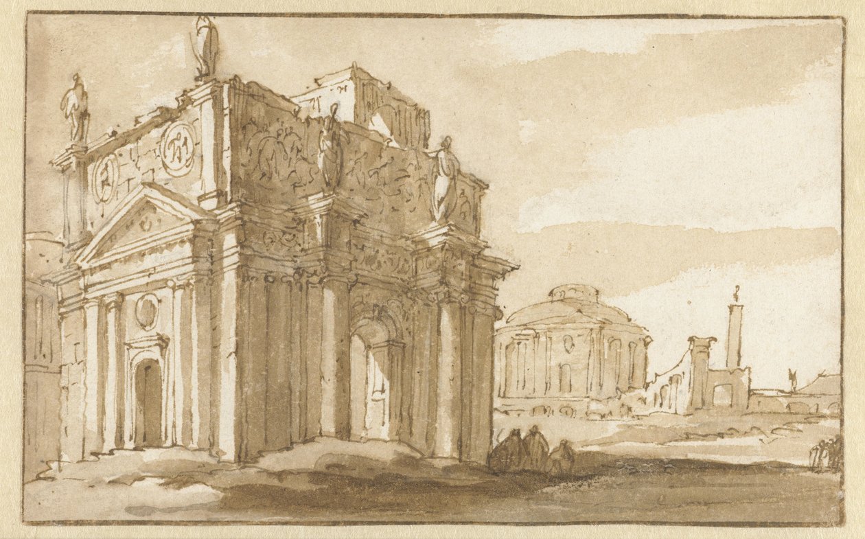 Ruínas romanas de Jacob van der Ulft